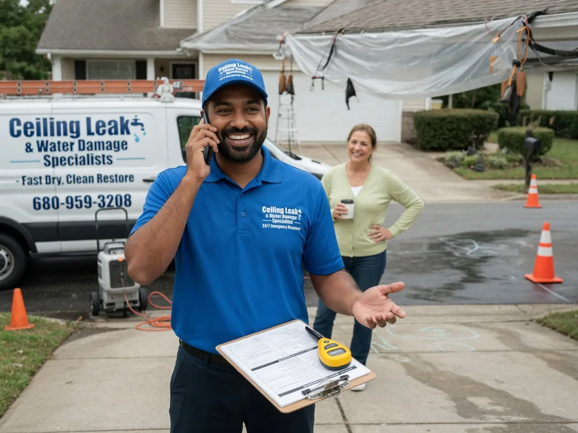 Ceiling Leak Cleanup Douglas, NE FAQs